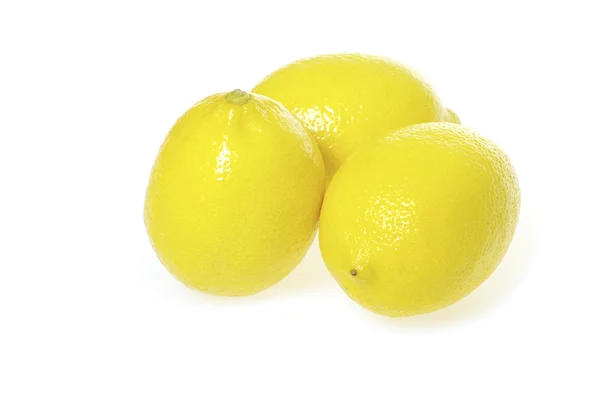 Citrons Isolés Sur Fond Blanc — Photo