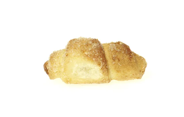 Croissant Isolato Sfondo Bianco — Foto Stock