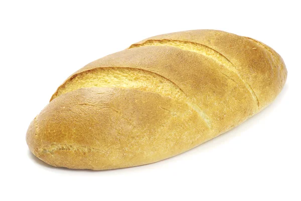 Ein Laib Brot Auf Weißem Hintergrund — Stockfoto