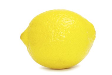 beyaz üzerine limon