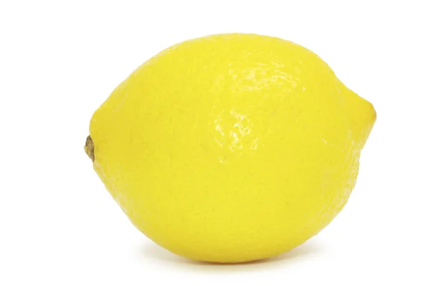 Cytryna na biały — Zdjęcie stockowe