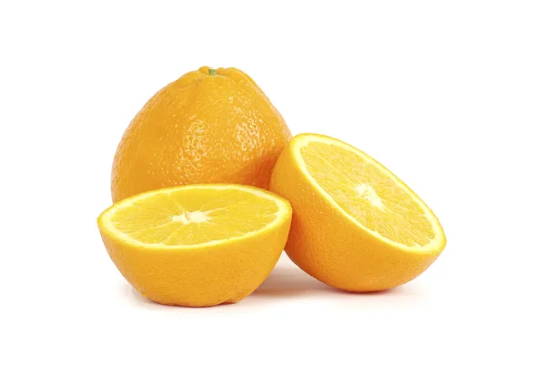 Πορτοκαλί σε λευκό — Φωτογραφία Αρχείου