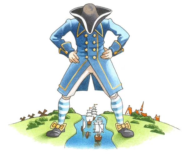 Gulliver utazásai Stock Kép
