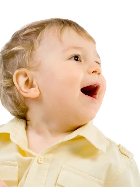 Portret van een gelukkige jongen — Stockfoto