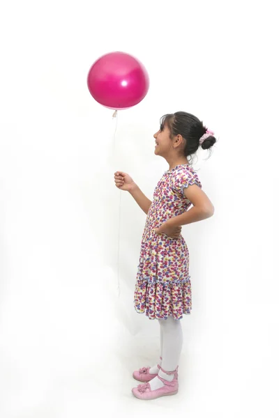 Małe Dziewczynki Balon — Zdjęcie stockowe