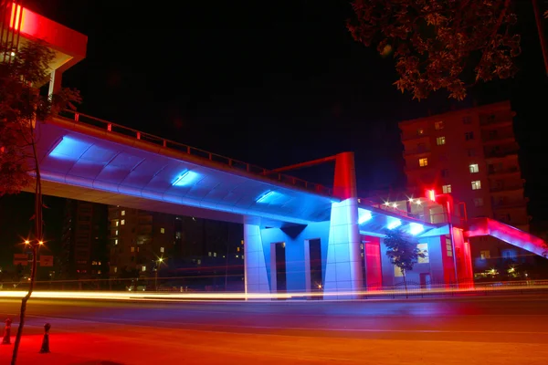 stock image Vivid Abstract Night Street Scene