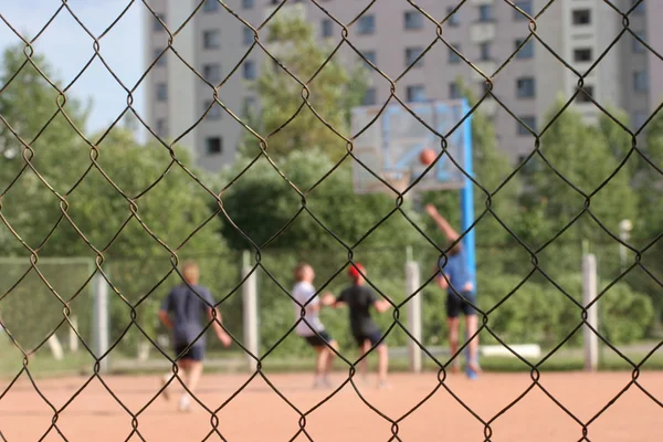 achtertuin basketbal