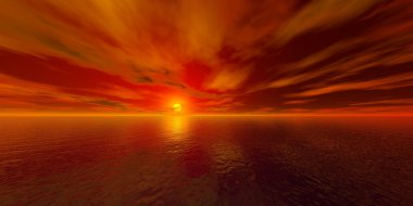 Sonnenuntergang am Meer