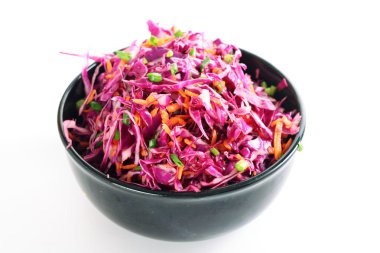 Red cabbage salad clipart