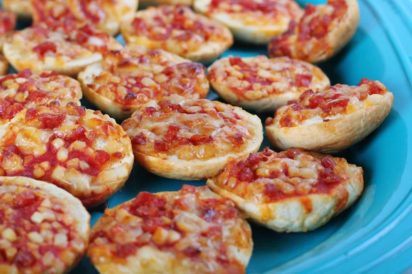 stock image Pepperoni pizza snacks