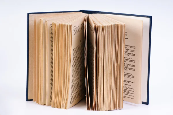 Open Book Isolated White — Stock Photo, Image
