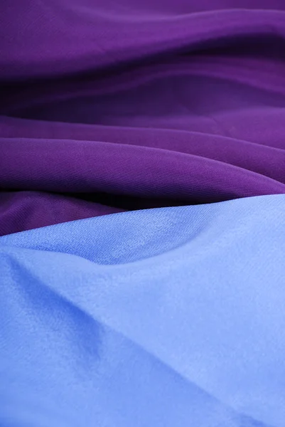 蓝色和紫色纺织 — 图库照片