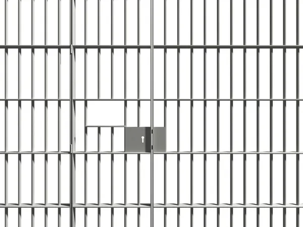 감옥 바 스톡 사진
