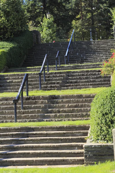 Gül Bahçe merdiven — Stok fotoğraf