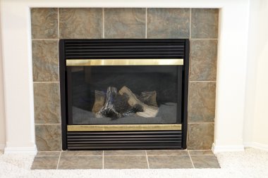 Gas Fireplace clipart