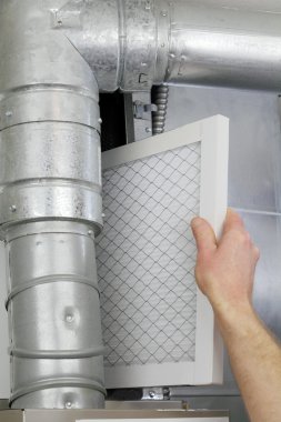 Replace Home Air Filter clipart