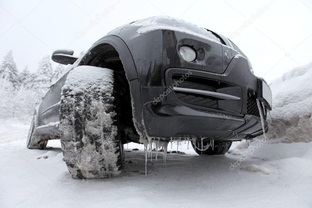 Icy SUV Car