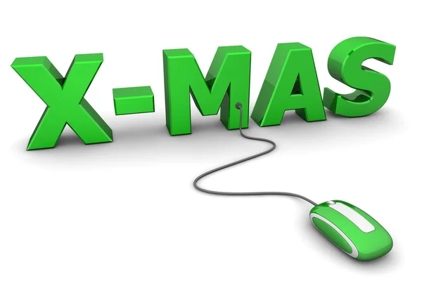 Browse Green X-Mas - Green Mouse — Stock Photo, Image