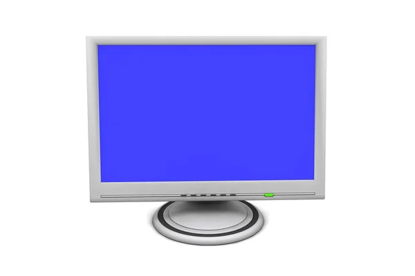 Monitor LCD z płaskim ekranem — Zdjęcie stockowe