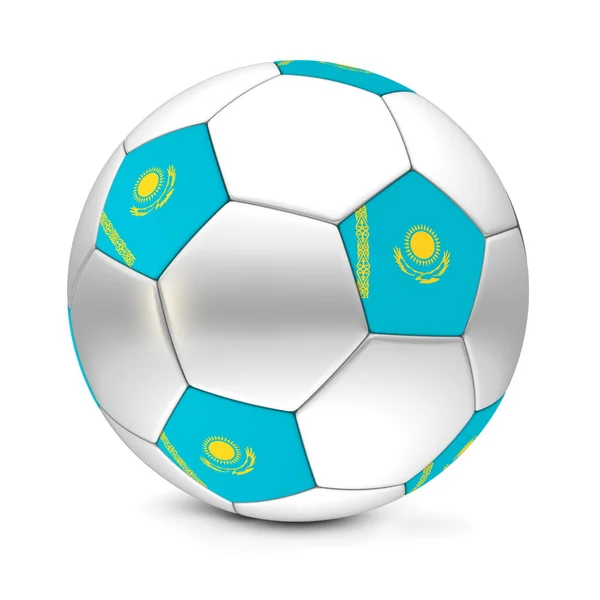 Футбол м'яч/футбольний Казахстану — стокове фото
