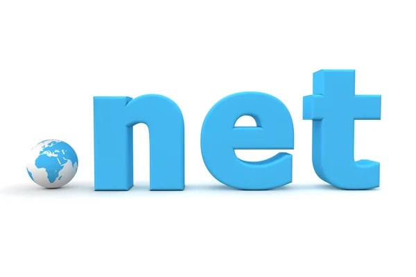 Домен верхнего уровня - World Dot Net — стоковое фото
