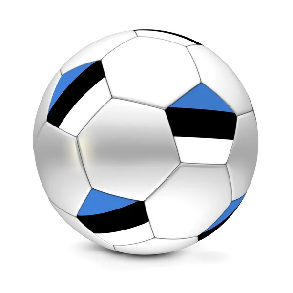 Футбол м'яч/футбольний Естонії — стокове фото