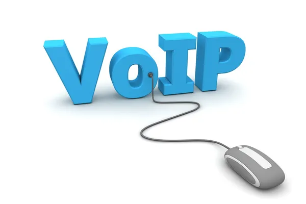 Navegar Voz sobre IP - VoIP — Fotografia de Stock