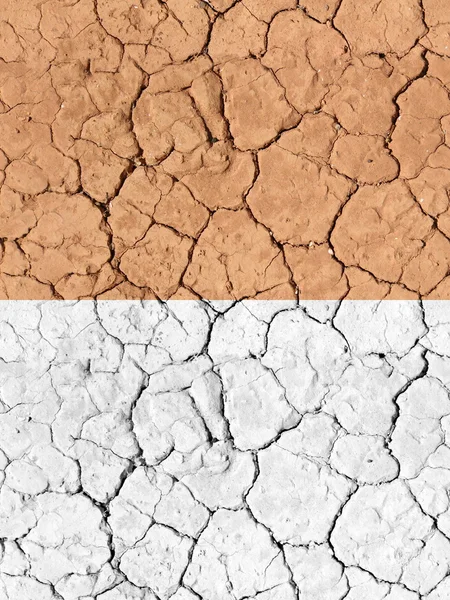 Tilable テクスチャ - 乾燥した砂漠の地面 — ストック写真