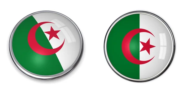 Baner przycisk Algierii — Zdjęcie stockowe