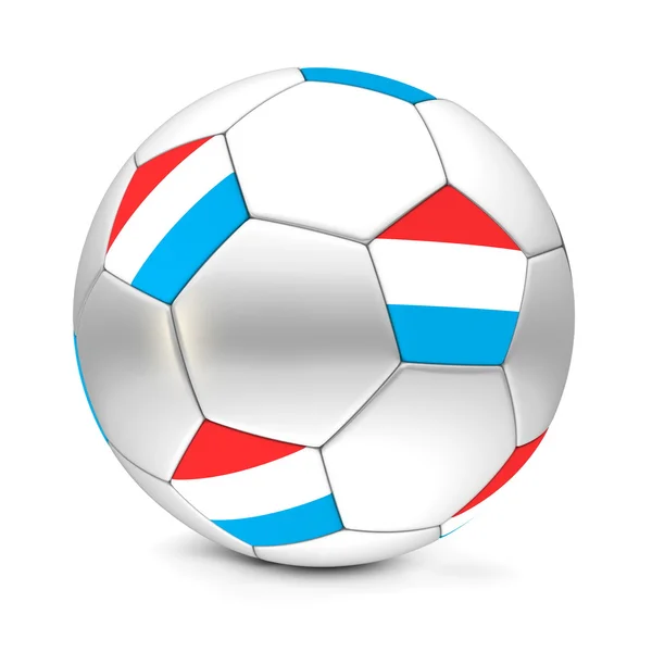 Voetbal bal/voetbal Luxemburg — Stockfoto