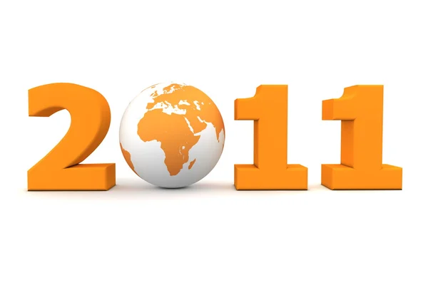 År 2011 världen orange — Stockfoto