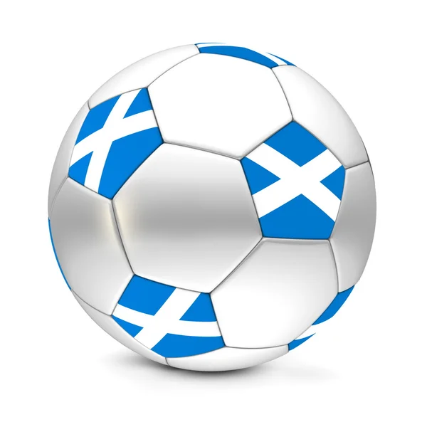 Soccer Ball/fotboll Skottland — Stockfoto