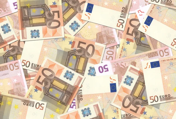 50 euro notlar doku — Stok fotoğraf