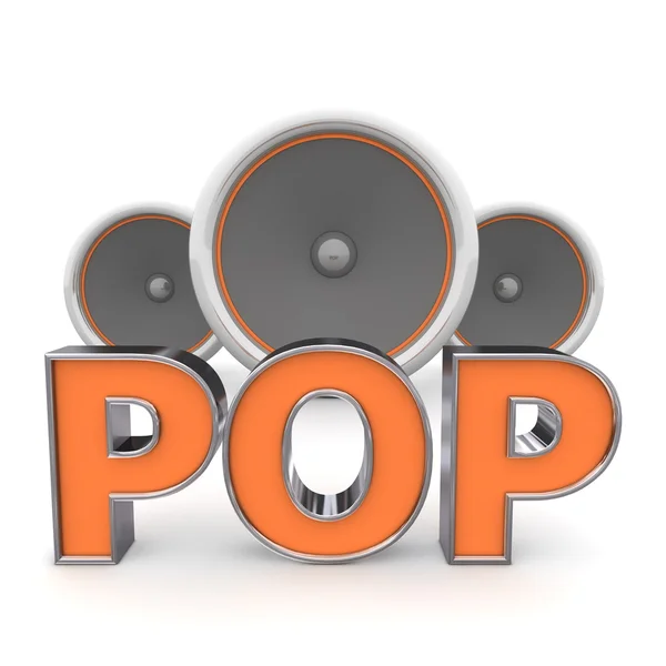 Alto-falantes Pop — Fotografia de Stock
