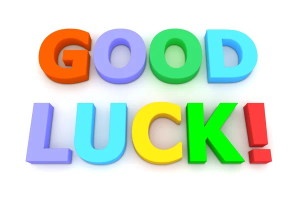 Colourful Good Luck — Stock Photo, Image