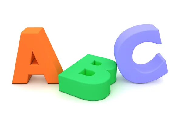 ABC colorido — Fotografia de Stock