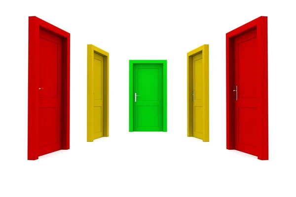 Choose the Right Door — Stock Photo, Image