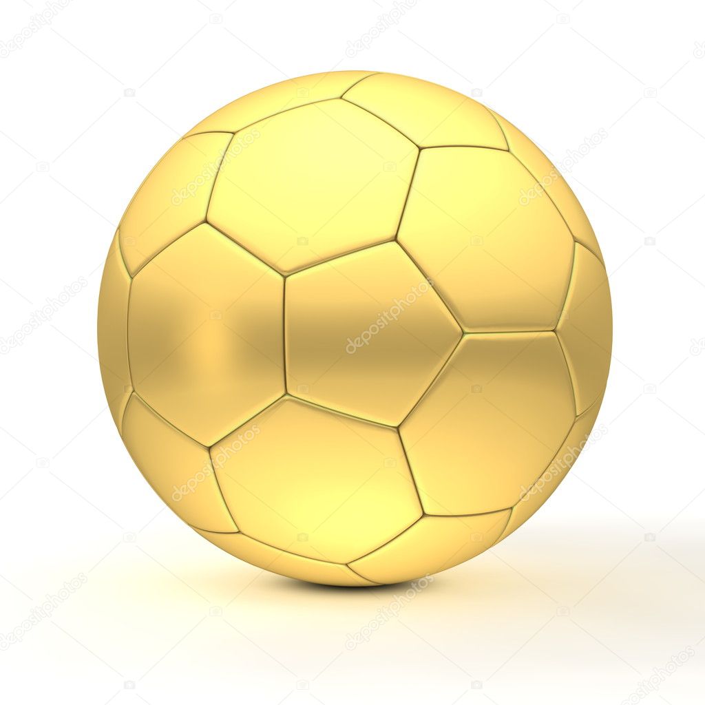 Classic Football in Gold Metallic