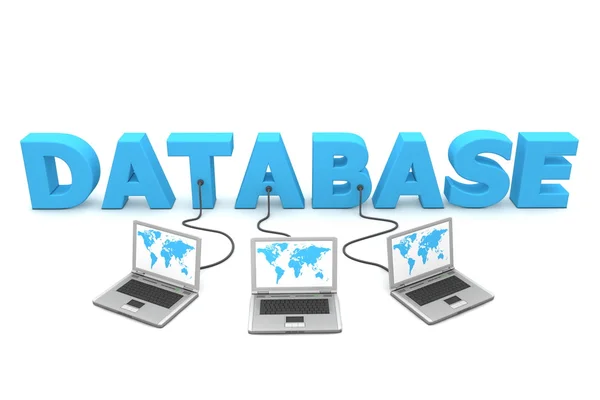 Multiplo cablato al database — Foto Stock