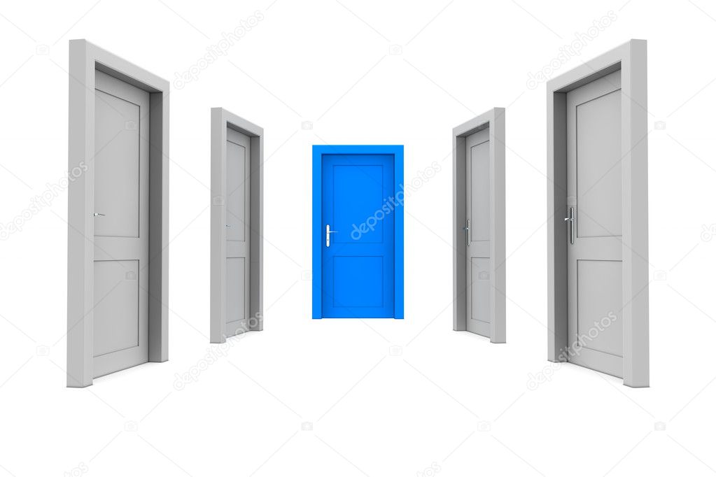 Choose the Blue Door
