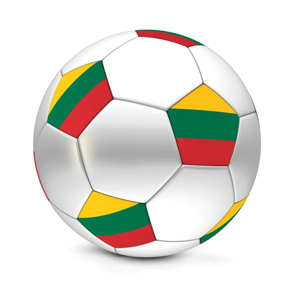 Футбол м'яч/футбольний Литви — стокове фото