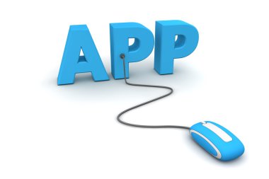 app - blue mouse göz atın