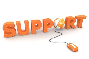 Browse the Global Support - Orange clipart