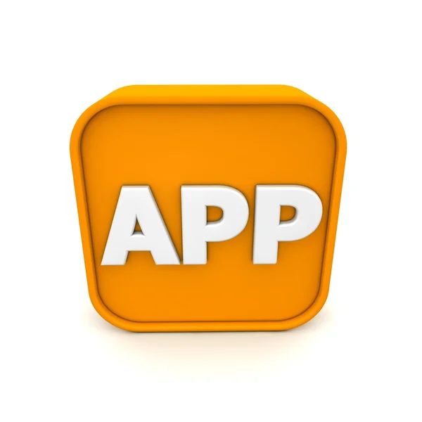 APP Icon RSS-Style — Stock Photo, Image