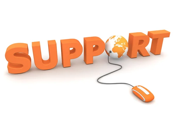 Browse the Global Support - Orange — Stock Photo, Image