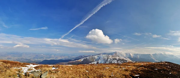 stock image First snows in the mountains