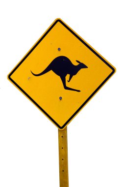 Kangaroo Sign clipart