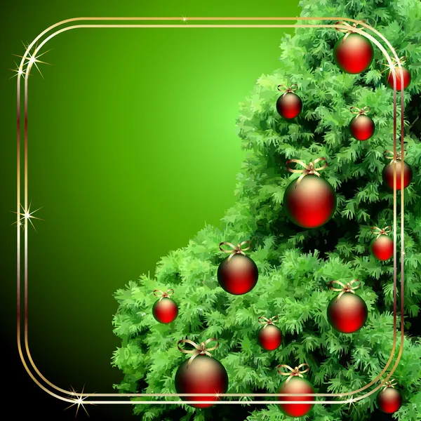 Vánoční jedle — Stockový vektor