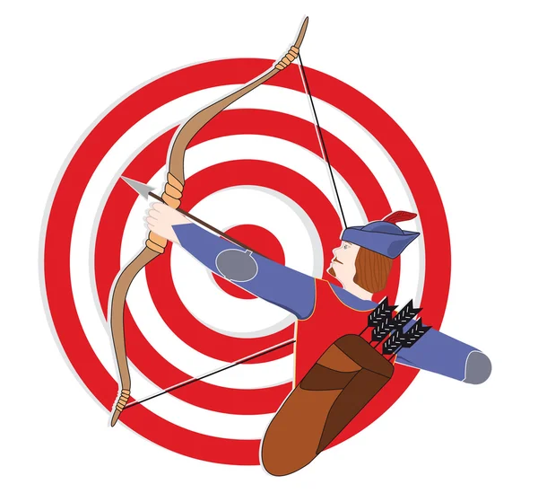 Bogenschütze — Stockvektor