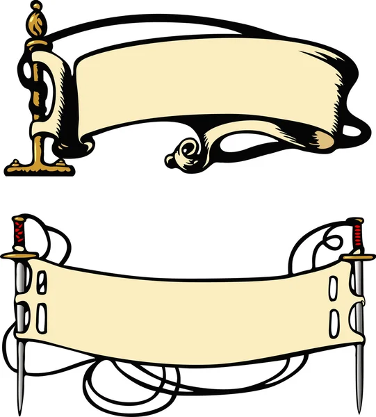 Баннеры винтажного стиля — стоковый вектор